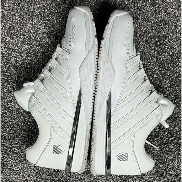 White K Swiss men’s size 9 excellent used condition - Picture 2 of 5
